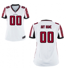 Women's Atlanta Falcons Nike White Custom Game Jersey