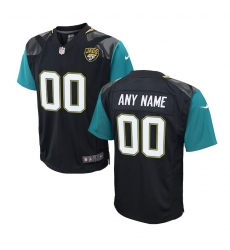 Preschool Jacksonville Jaguars Nike Black Customized Game Jersey