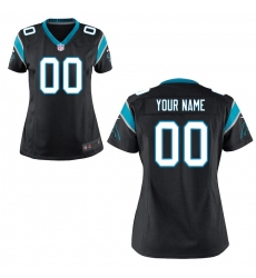 Women's Carolina Panthers Nike Black Custom Game Jersey