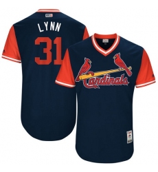 Men's Majestic St. Louis Cardinals #31 Lance Lynn 