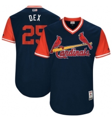 Men's Majestic St. Louis Cardinals #25 Dexter Fowler 