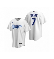 Men's Los Angeles Dodgers #7 Julio Urias Nike White Replica Home Jersey
