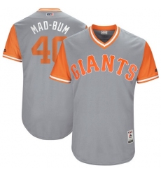 Men's Majestic San Francisco Giants #40 Madison Bumgarner 