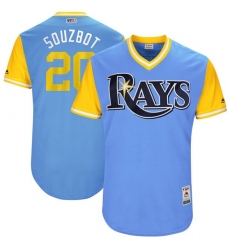 Men's Majestic Tampa Bay Rays #20 Steven Souza 