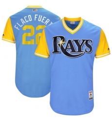 Men's Majestic Tampa Bay Rays #22 Chris Archer 