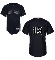 Youth Majestic New York Yankees #13 Alex Rodriguez Replica Black MLB Jersey