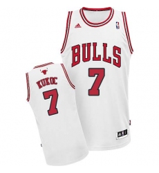 Women's Adidas Chicago Bulls #7 Toni Kukoc Swingman White Home NBA Jersey