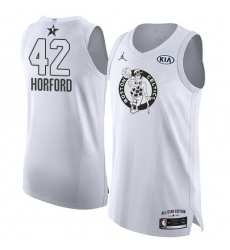 Men's Nike Jordan Boston Celtics #42 Al Horford Authentic White 2018 All-Star Game NBA Jersey