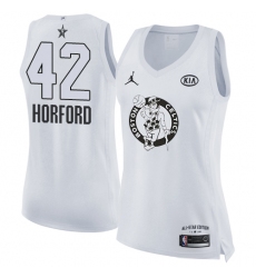 Women's Nike Jordan Boston Celtics #42 Al Horford Swingman White 2018 All-Star Game NBA Jersey