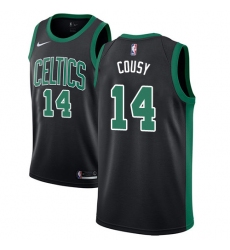 Women's Adidas Boston Celtics #14 Bob Cousy Swingman Black NBA Jersey - Statement Edition