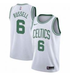 Men's Boston Celtics #6 Bill Russell White 2023 Association Edition Stitched Basketball Jersey