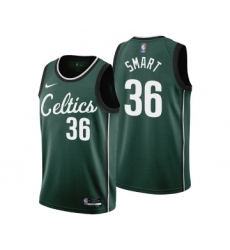 Men's Boston Celtics #36 Marcus Smart 2022-23 Green City Edition Stitched Jersey