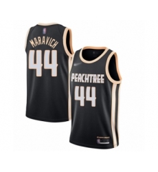 Youth Atlanta Hawks #44 Pete Maravich Swingman Black Basketball Jersey - 2019 20 City Edition