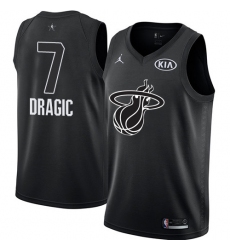 Men's Nike Miami Heat #7 Goran Dragic Swingman Black 2018 All-Star Game NBA Jersey