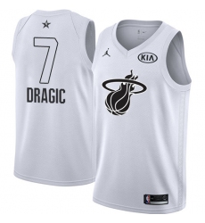 Men's Nike Miami Heat #7 Goran Dragic Swingman White 2018 All-Star Game NBA Jersey