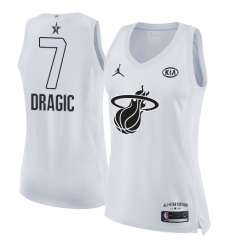 Women's Nike Miami Heat #7 Goran Dragic Swingman White 2018 All-Star Game NBA Jersey