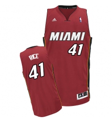 Youth Adidas Miami Heat #41 Glen Rice Swingman Red Alternate NBA Jersey
