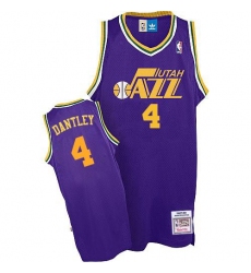 Men's Adidas Utah Jazz #4 Adrian Dantley Swingman Purple Throwback NBA Jersey