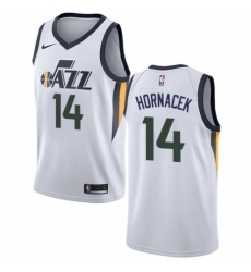 Youth Nike Utah Jazz #14 Jeff Hornacek Swingman NBA Jersey - Association Edition