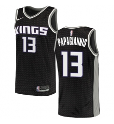 Women's Nike Sacramento Kings #13 Georgios Papagiannis Authentic Black NBA Jersey Statement Edition