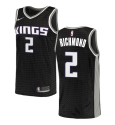 Youth Nike Sacramento Kings #2 Mitch Richmond Authentic Black NBA Jersey Statement Edition