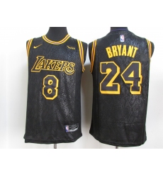 Men's Nike Los Angeles Lakers Kobe Bryant Black Swingman Player NBA Jersey