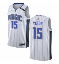 Men's Nike Orlando Magic #15 Vince Carter Authentic NBA Jersey - Association Edition