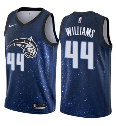 Men's Nike Orlando Magic #44 Jason Williams Authentic Blue NBA Jersey - City Edition