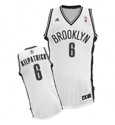 Women's Adidas Brooklyn Nets #6 Sean Kilpatrick Swingman White Home NBA Jersey