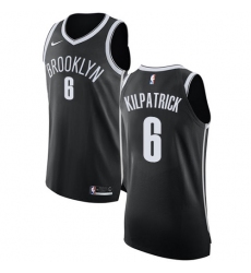 Women's Nike Brooklyn Nets #6 Sean Kilpatrick Authentic Black Road NBA Jersey - Icon Edition