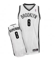 Youth Adidas Brooklyn Nets #6 Sean Kilpatrick Authentic White Home NBA Jersey