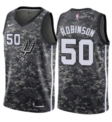 Women's Nike San Antonio Spurs #50 David Robinson Swingman Camo NBA Jersey - City Edition