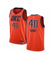 Youth Nike Oklahoma City Thunder #40 Shawn Kemp Orange Swingman Jersey - Earned Edition