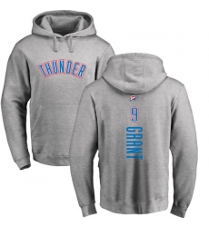 NBA Nike Oklahoma City Thunder #9 Jerami Grant Ash Backer Pullover Hoodie