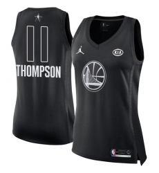 Women's Nike Jordan Golden State Warriors #11 Klay Thompson Swingman Black 2018 All-Star Game NBA Jersey