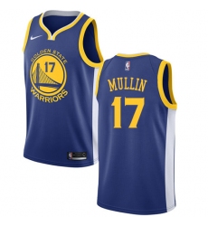 Men's Nike Golden State Warriors #17 Chris Mullin Swingman Royal Blue Road NBA Jersey - Icon Edition