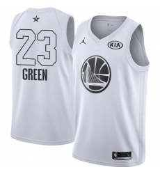 Men's Nike Jordan Golden State Warriors #23 Draymond Green Swingman White 2018 All-Star Game NBA Jersey