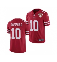 Men's San Francisco 49ers #80 Jerry Rice White 2021 75th Anniversary Vapor Untouchable Limited Jersey