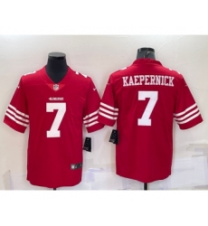 Men's San Francisco 49ers #7 Colin Kaepernick 2022 Red Vapor Untouchable Stitched Football Jersey