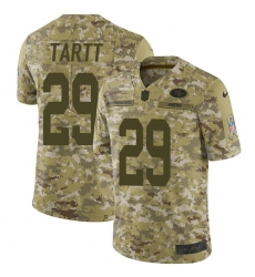 Men's Nike San Francisco 49ers #29 Jaquiski Tartt Limited Camo 2018 Salute to Service NFL Jersey