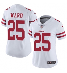 Women's Nike San Francisco 49ers #25 Jimmie Ward White Vapor Untouchable Limited Player NFL Jersey