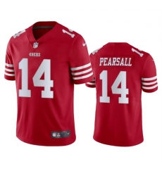 Men's San Francisco 49ers #14 Ricky Pearsall Red 2024 Draft Vapor Untouchable Limited Football Stitched Jersey