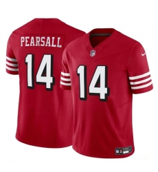 Youth San Francisco 49ers #14 Ricky Pearsall New Red 2024 Draft F.U.S.E. Vapor Untouchable Limited Football Stitched Jersey