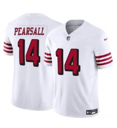 Youth San Francisco 49ers #14 Ricky Pearsall New White 2024 Draft F.U.S.E. Vapor Untouchable Limited Football Stitched Jersey