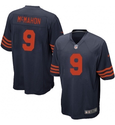 Men's Nike Chicago Bears #9 Jim McMahon Game Navy Blue Alternate NFL Jersey