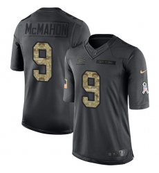 Youth Nike Chicago Bears #9 Jim McMahon Limited Black 2016 Salute to Service NFL Jersey