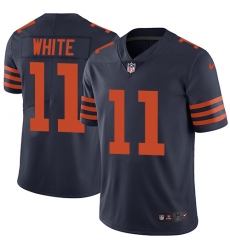 Youth Nike Chicago Bears #11 Kevin White Navy Blue Alternate Vapor Untouchable Limited Player NFL Jersey