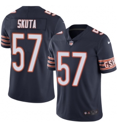 Men's Nike Chicago Bears #57 Dan Skuta Navy Blue Team Color Vapor Untouchable Limited Player NFL Jersey