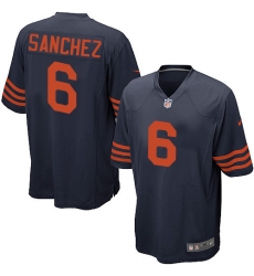 Men's Nike Chicago Bears #6 Mark Sanchez Game Navy Blue Alternate NFL Jersey