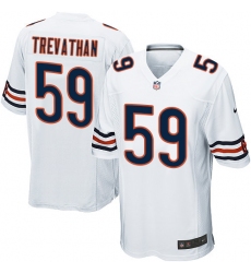 Men's Nike Chicago Bears #59 Danny Trevathan Game White NFL Jersey